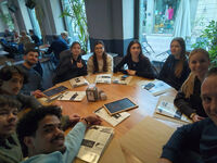 Biella Gruppenbild im Restaurant